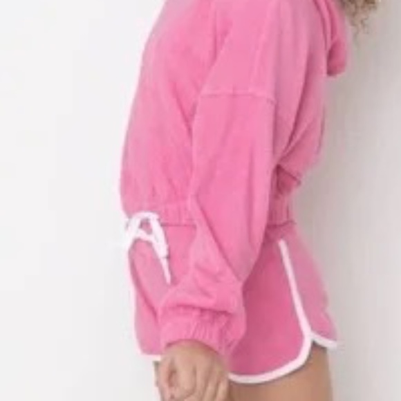 Shade Critters Terry Cloth Shorts Blue White‎ Trim Girls XL (14) New - Picture 9 of 9